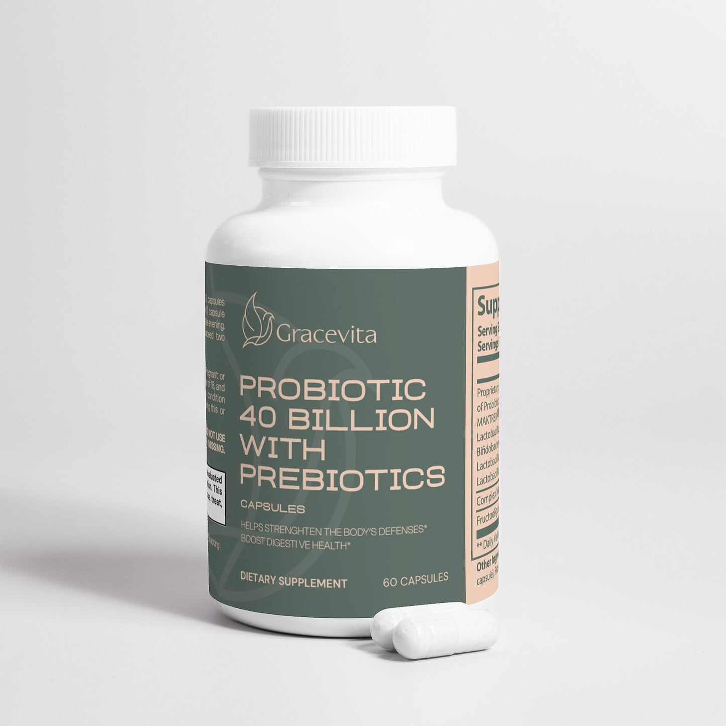 Probiotic 40 Billion with Prebiotics